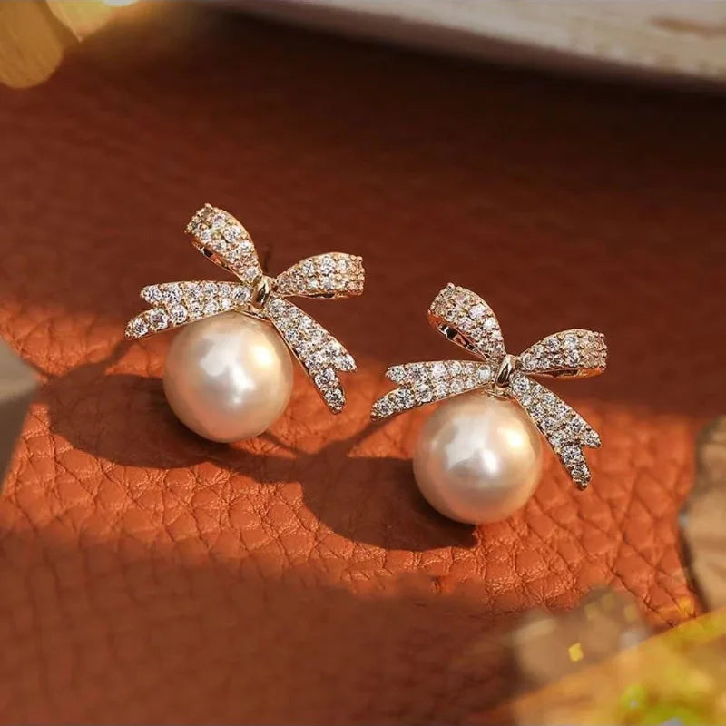 Ribboned Pearl Drops