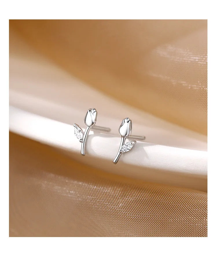 Botanical Rose Studs
