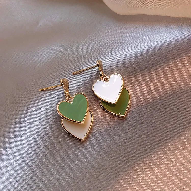 Pistachio Peach Heart Duos