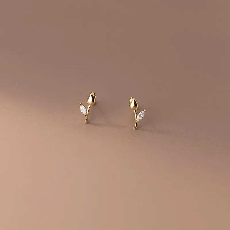 Botanical Rose Studs