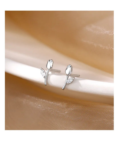 Botanical Rose Studs