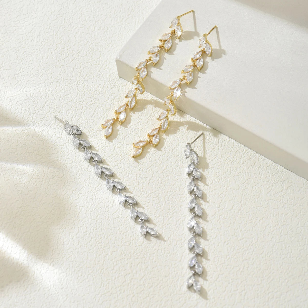 Dewdrop Vine Tassel Earrings